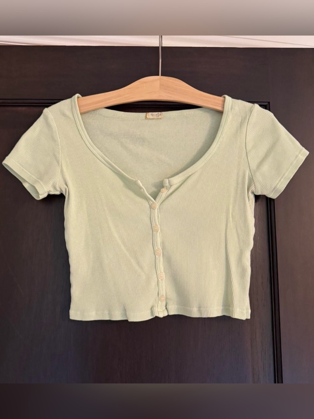 John Galt Short Sleeve Ribbed Top